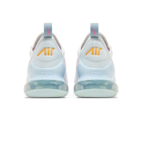 Nike Air Max 270 GS White and Pinksicle Sneakers