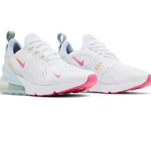 Nike Air Max 270 GS White and Pinksicle Sneakers