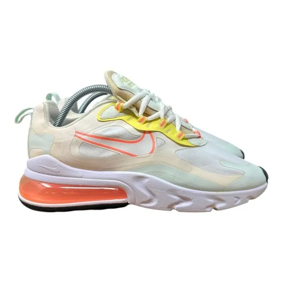 Nike Air Max 270 React CV8818-102 Womens Shoes Sneaker Running Mesh Size 9.5