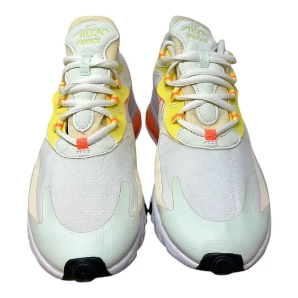 Nike Air Max 270 React CV8818-102 Womens Shoes Sneaker Running Mesh Size 9.5