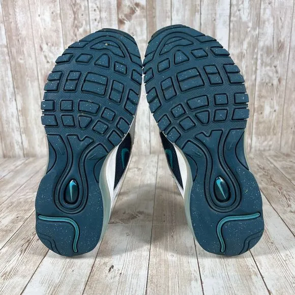 Nike Air Max 97 Athletic Sneaker Blue White Gradient Wave‎ Design 4.5Y Womens 6