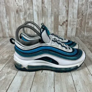 Nike Air Max 97 Athletic Sneaker Blue White Gradient Wave‎ Design 4.5Y Womens 6