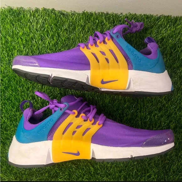 Nike Air Presto Wild Berry Fierce Purple Blue Yellow