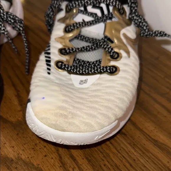 Nike Athletic Shoes - White and Gold