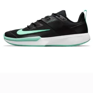 Nike Court Vapor Lite HC Size Men’s Size 10 Tennis Shoes Black Mint Green Swoosh