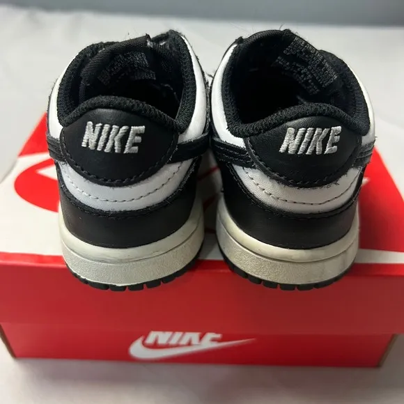 Nike Dunk Low &amp; Air Max 270 Go Toddler Sneakers Bundle - Black White Green 6C
