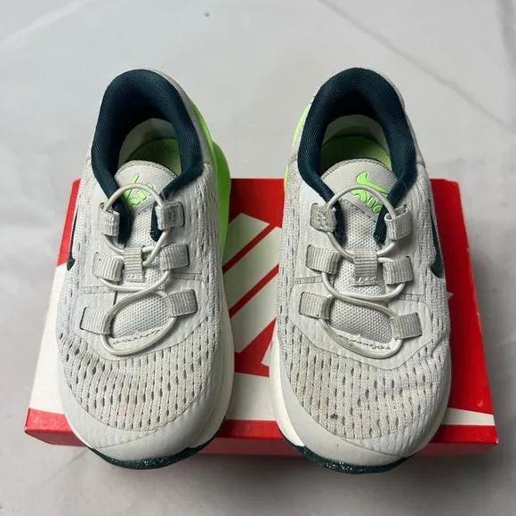 Nike Dunk Low &amp; Air Max 270 Go Toddler Sneakers Bundle - Black White Green 6C