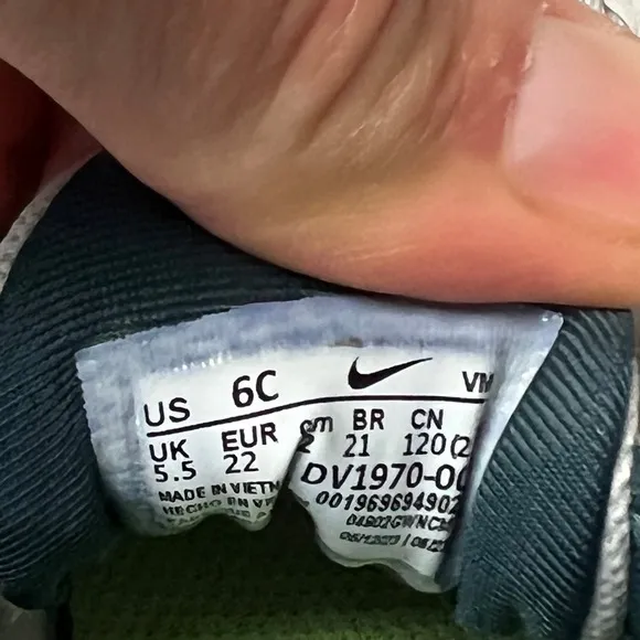 Nike Dunk Low &amp; Air Max 270 Go Toddler Sneakers Bundle - Black White Green 6C