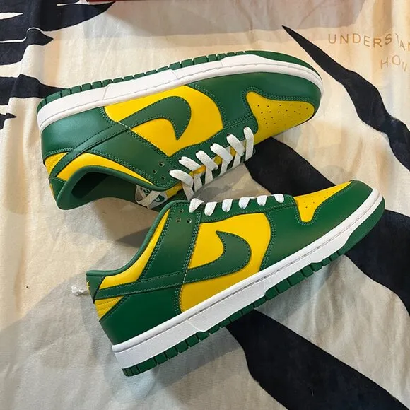 Nike Dunk Low Sp Shoes Varsity Maize Pine Green