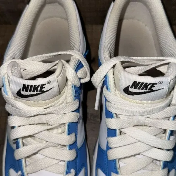 NIKE DUNK low- UNC- University Sneakers- size 6.5 men