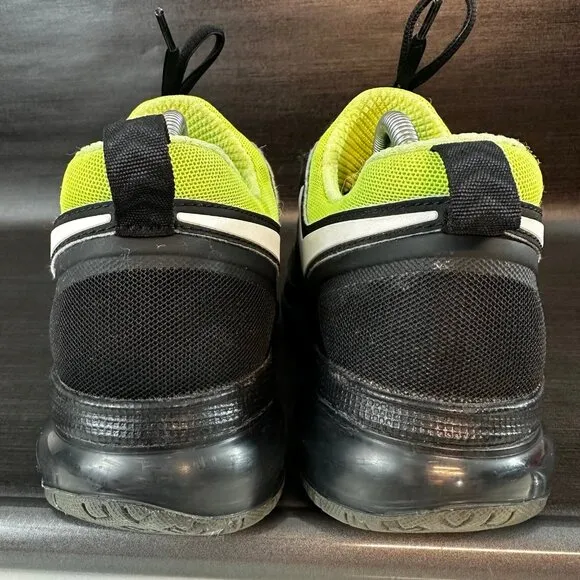Nike Fingertrap Max Men’s size 8 Black Volt Cushion Running Walking Shoes 644673