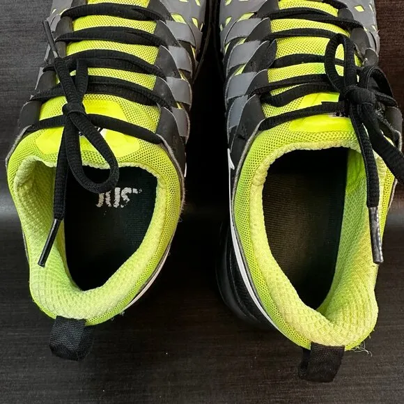 Nike Fingertrap Max Men’s size 8 Black Volt Cushion Running Walking Shoes 644673