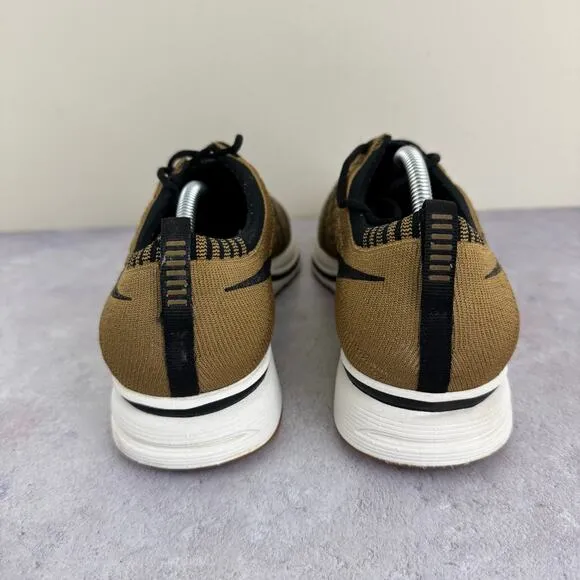 Nike Flyknit Shoes Men's 8.5 Athletic Trainer Sneakers Golden Beige AH8396-203