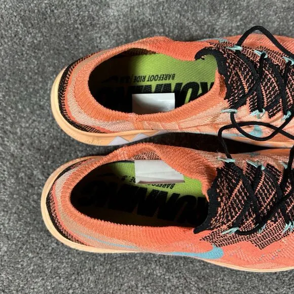 Nike Free 3.0 Flyknit Athletic Running Shoes Orange 718420-008 Women's Size 9.5