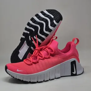 Nike Free Metcon 6 'Hot Punch' Pink White FJ7126-600 Women's Size 7 Shoes New