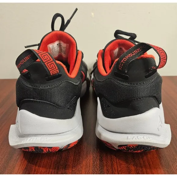 Nike Giannis Immortality 2 Basketball Shoes Black Red Low Top DM0825-005 9.5