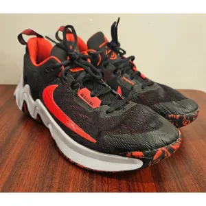 Nike Giannis Immortality 2 Basketball Shoes Black Red Low Top DM0825-005 9.5