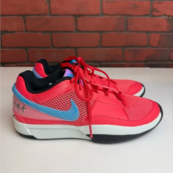 Nike Ja 1 Mens Hunger EP  Shoes - Ember Glow DR8785-800 Size 8