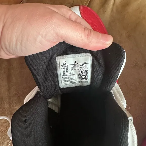Nike Jordan 12 Retro men’s hightops.