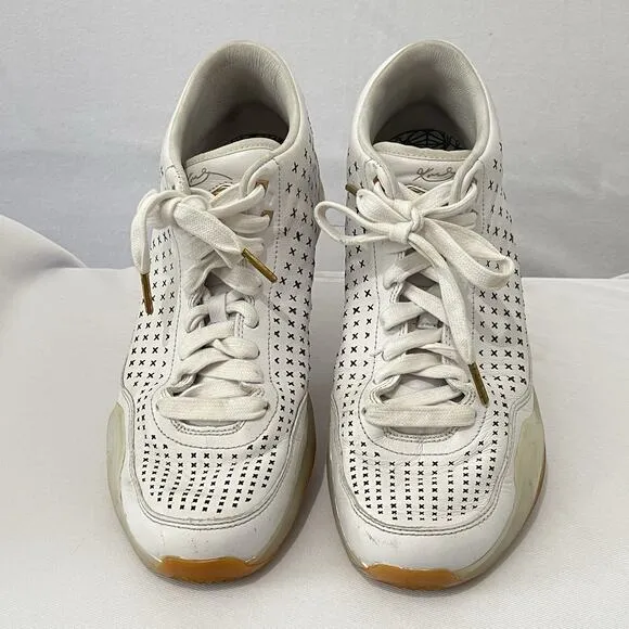 Nike Kobe X Mid EXT White Gum Sneakers Mens 10 Basketball Shoes 802366-100