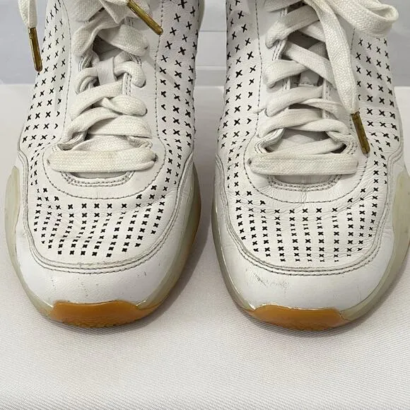 Nike Kobe X Mid EXT White Gum Sneakers Mens 10 Basketball Shoes 802366-100