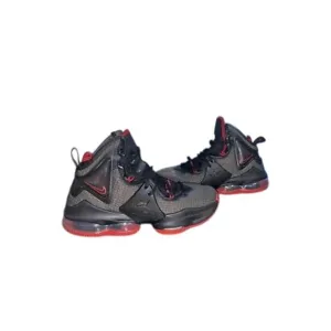 Nike Lebron 19 GS Bred Size 5y Black Red DD0418-011‎