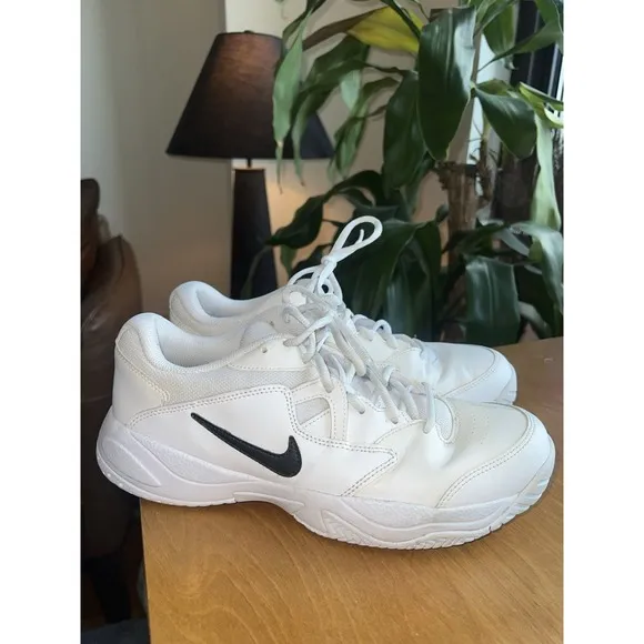 Nike Mens Court Lite 2 AR8836-100 White Running Shoes Sneakers Size 9.5