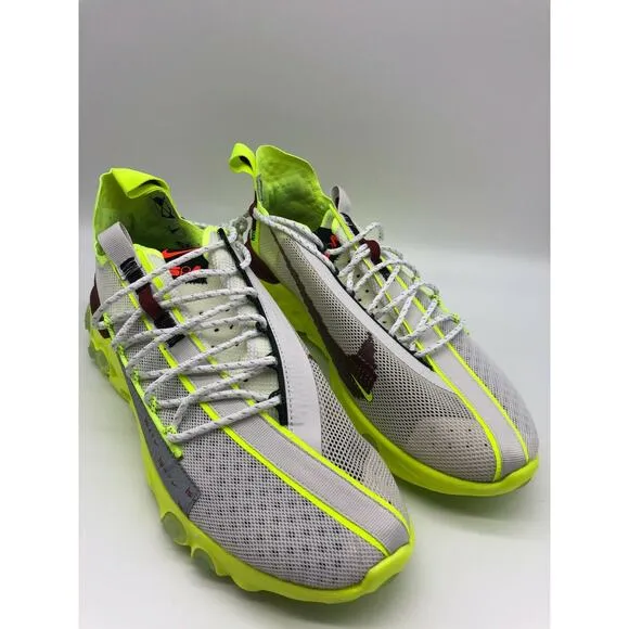 Nike React ISPA Sneakers Platinum Volt Running Shoes CT2692 002 Men's Size 10🛒