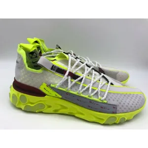 Nike React ISPA Sneakers Platinum Volt Running Shoes CT2692 002 Men's Size 10🛒