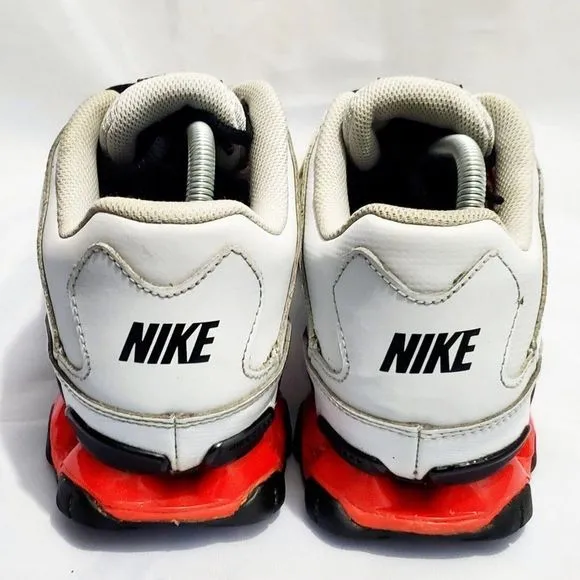 Nike Reax 8 TR Mesh Athletic Training‎ Sneakers Mens 10.5 Gray/Orange 621716-027