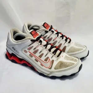 Nike Reax 8 TR Mesh Athletic Training‎ Sneakers Mens 10.5 Gray/Orange 621716-027