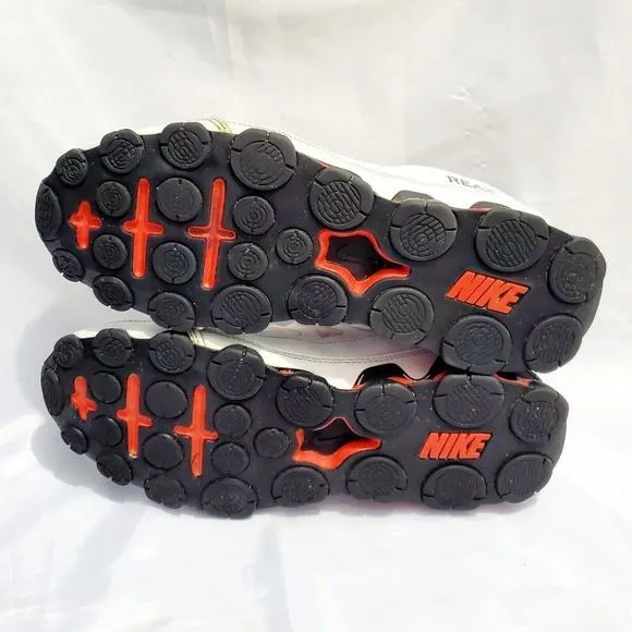 Nike Reax 8 TR Mesh Athletic Training‎ Sneakers Mens 10.5 Gray/Orange 621716-027