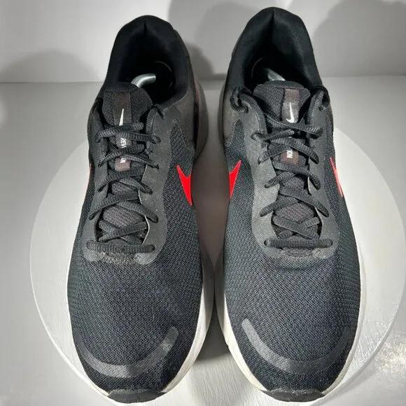 Nike Revolution 7 Mens Size 13 Road Running Shoes Black Sneakers Walking Gym Jog