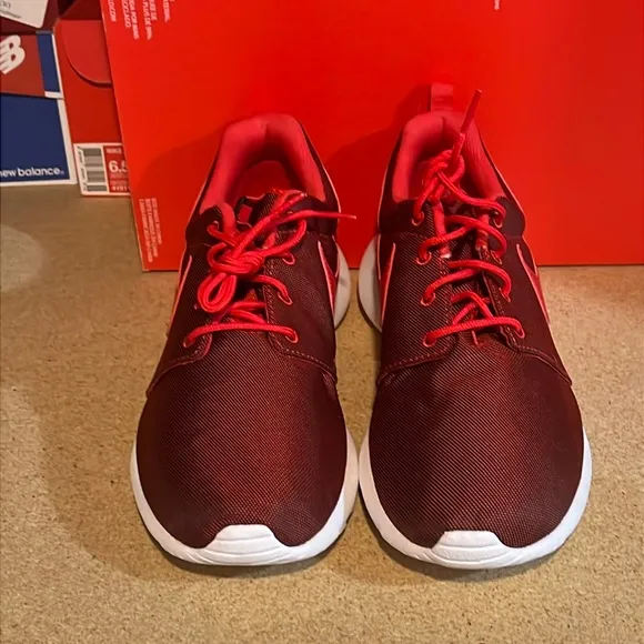 Nike Rosherun Roshe One Premium shoes sneakers new Red October 525234 660 Mens