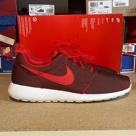 Nike Rosherun Roshe One Premium shoes sneakers new Red October 525234 660 Mens