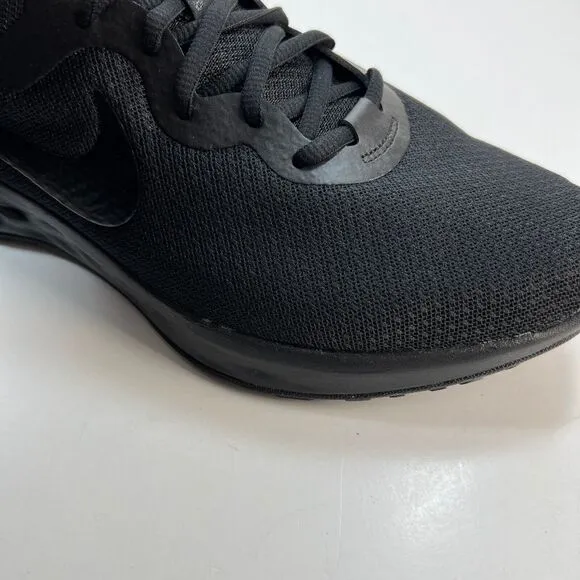 Nike Running Shoes Mens Size 11 Black Sneakers Revolution 6 DC3728-001