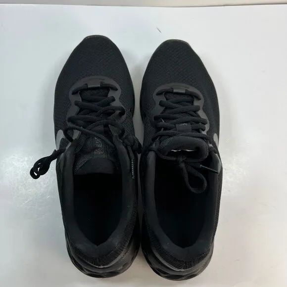 Nike Running Shoes Mens Size 11 Black Sneakers Revolution 6 DC3728-001