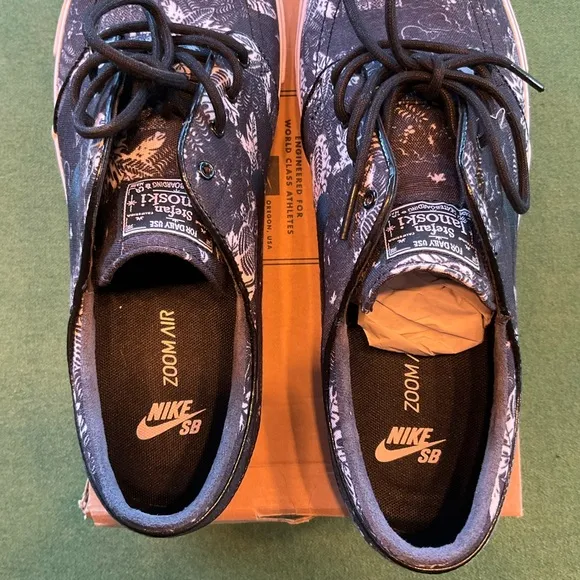 Nike SB Stefan Janoski Black Floral Skate Shoes brand new with Box 10.5