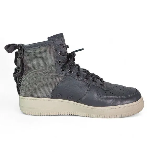 Nike SF Air Force 1 Mid Utility 'Dark Grey' Casual Sneakers 917753-004 Men's 8.5