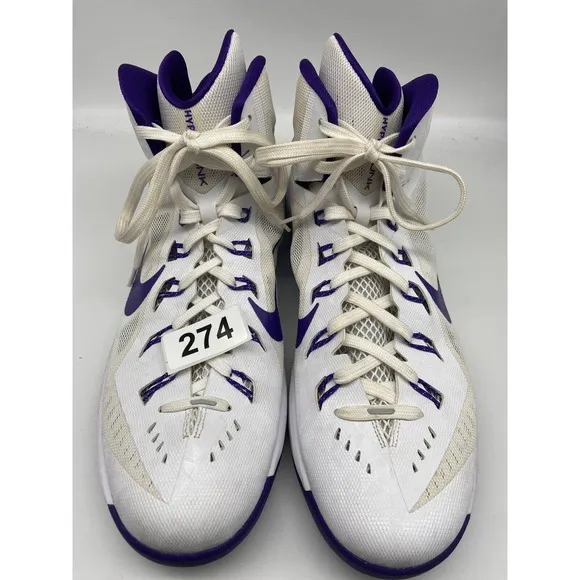 NIKE Shoes Mens Sz 16 Better World Sneakers HyperDunk Lunarlon Athletic White