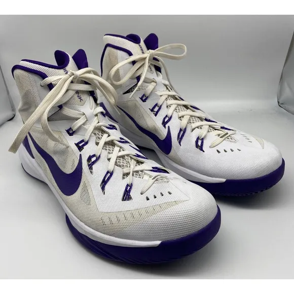 NIKE Shoes Mens Sz 16 Better World Sneakers HyperDunk Lunarlon Athletic White
