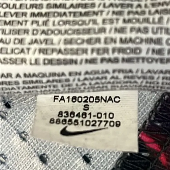 NIKE Shoes of Paradise logo Dri-Fit Mesh Jersey Tank Top Muscle Shirt Medium