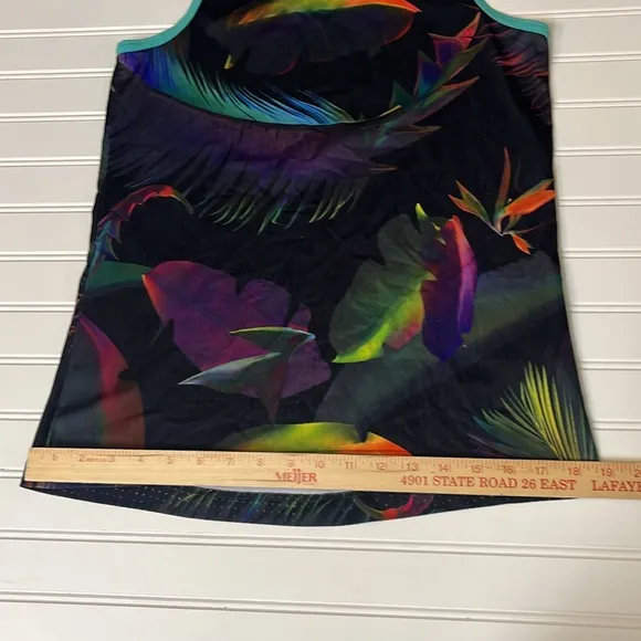 NIKE Shoes of Paradise logo Dri-Fit Mesh Jersey Tank Top Muscle Shirt Medium