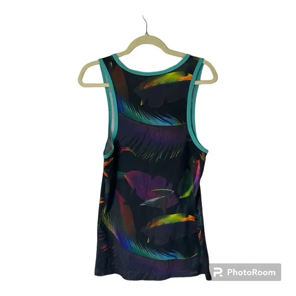 NIKE Shoes of Paradise logo Dri-Fit Mesh Jersey Tank Top Muscle Shirt Medium