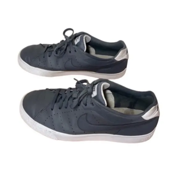 Nike Sneakers Court Tour Skateboard Basketball Gray White Athletic Casual 10.5