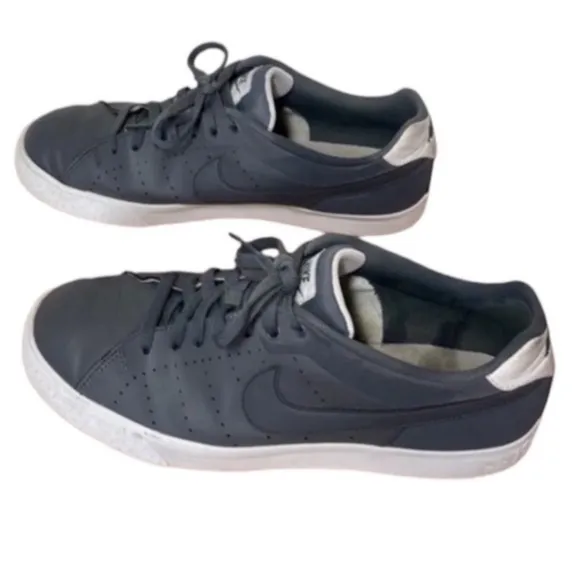 Nike Sneakers Court Tour Skateboard Basketball Gray White Athletic Casual 10.5