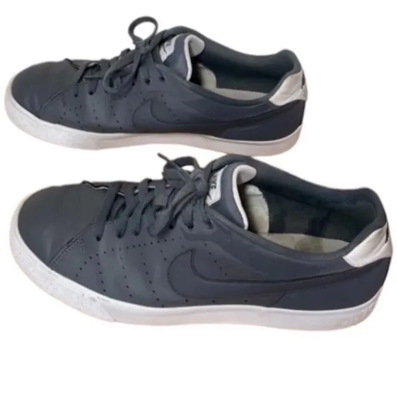 Nike Sneakers Court Tour Skateboard Basketball Gray White Athletic Casual 10.5