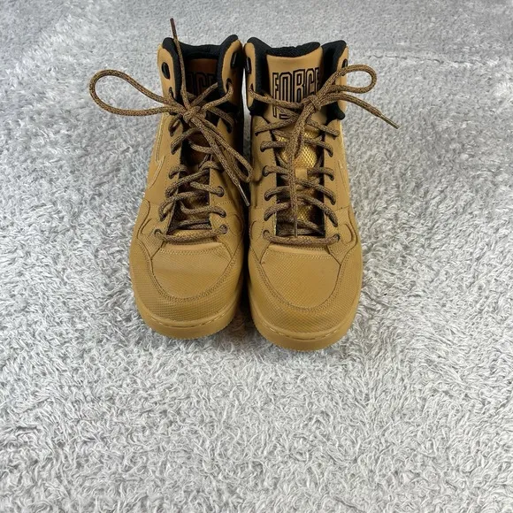 Nike Son of Force Men's Size 10 Mid Basketball Shoes Wheat
