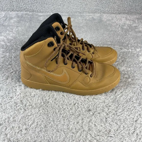 Nike Son of Force Men's Size 10 Mid Basketball Shoes Wheat