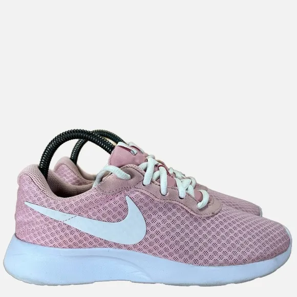 Nike Tanjun Womens Size 7.5 Shoes Sneakers Pink White 812655-606